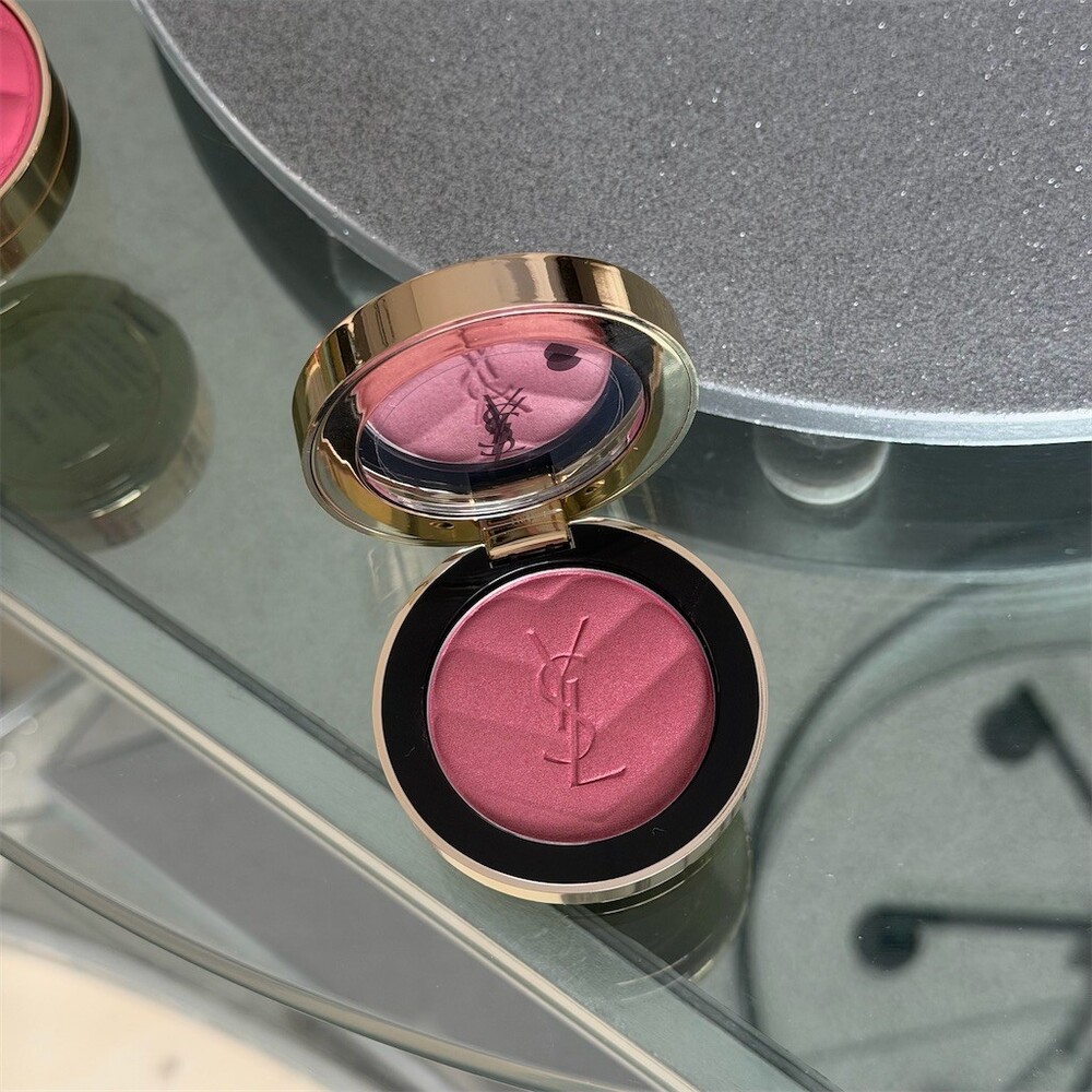 YSL Make Me Blush Powder Blush Compact Shade 44 Shimmer Radiant 6g No box